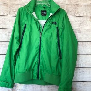 Men’s Green North Face Raincoat